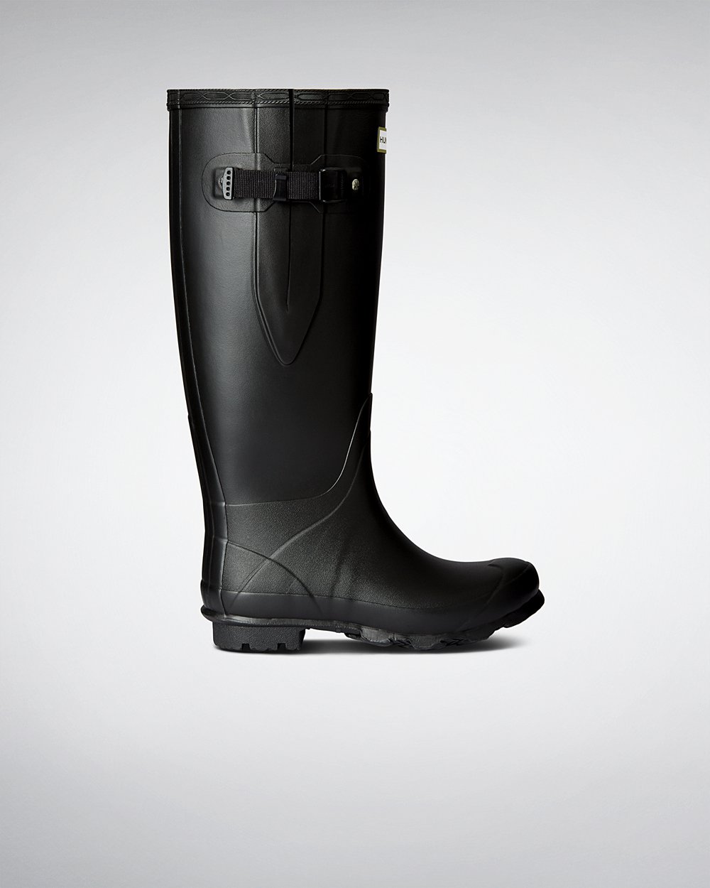 Botas de Lluvia Anchas Hunter Mujer - Norris Field - Negros - LTQGFIX-95